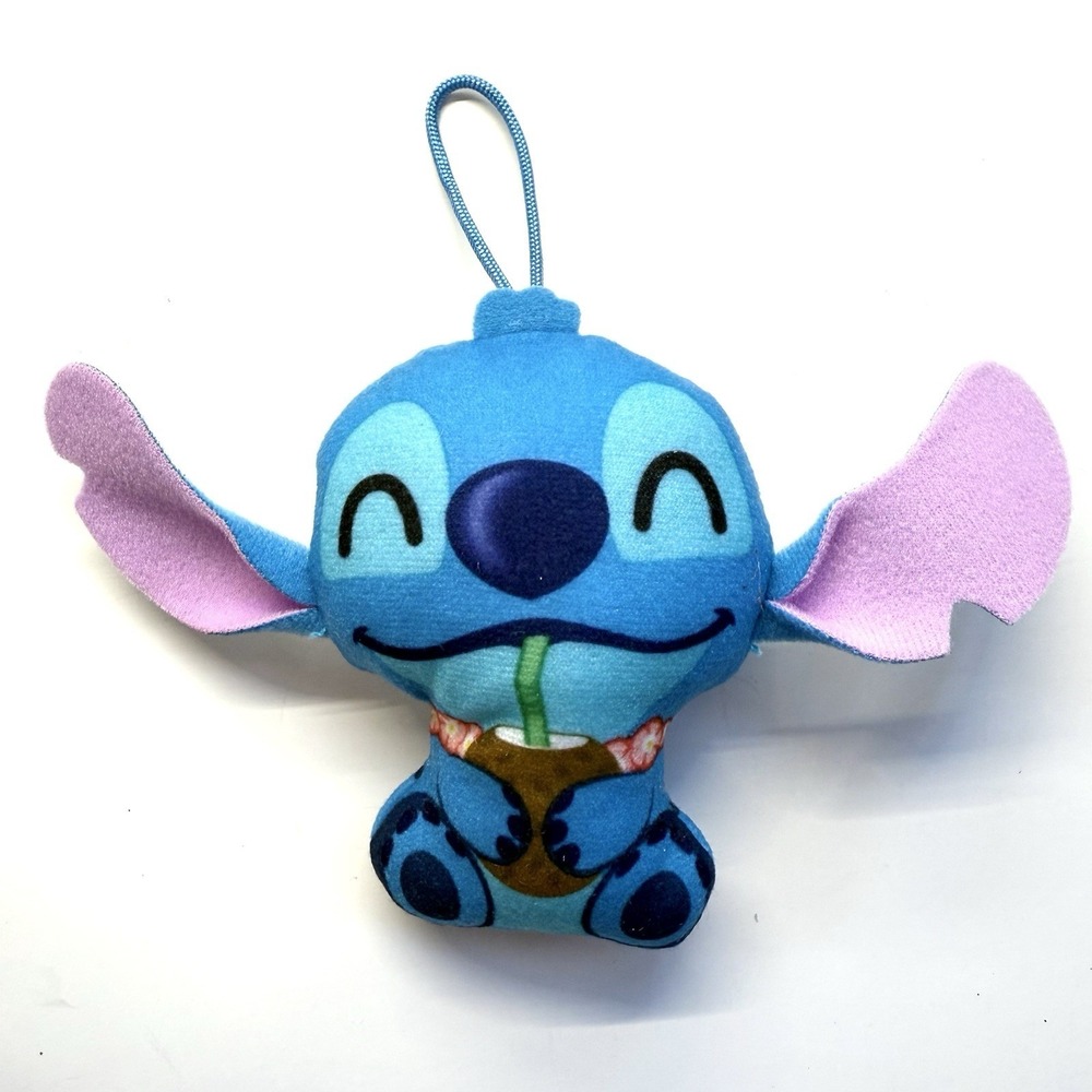 Stitch Happy Meal Sippin' Stitch‎ McDonald's Christmas Tree Hanging Ornament Toy
